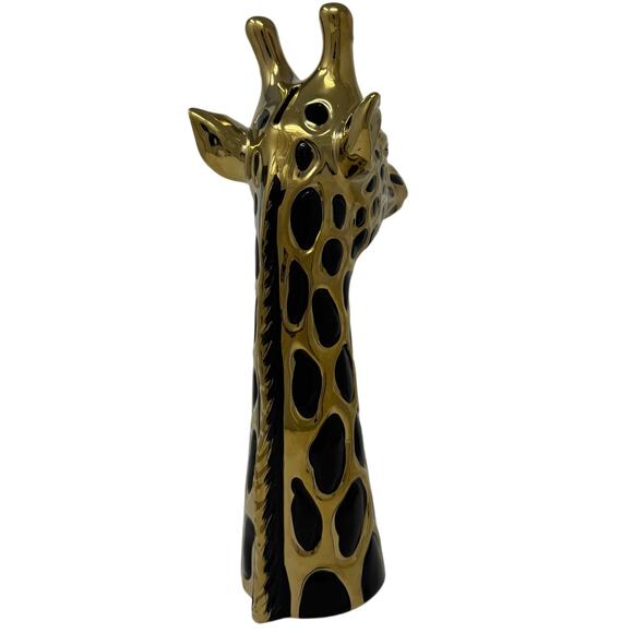 Vintage MCM Giraffe Bank 15.5″ Tall Mid‑Century Ceramic / Pottery Coin Bank - Picture 3 of 8